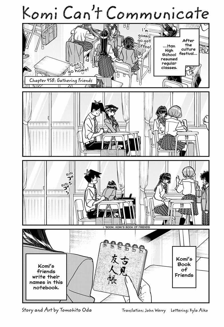 Komi-san wa Komyushou Desu Chapter 458 2